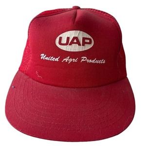 Vintage Snapback Hat Mesh Foam Red United Agri Products Agriculture Farming Cap